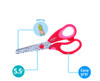 Scissors 5.25" Blunt Tip/Fruit-Decorated Blades