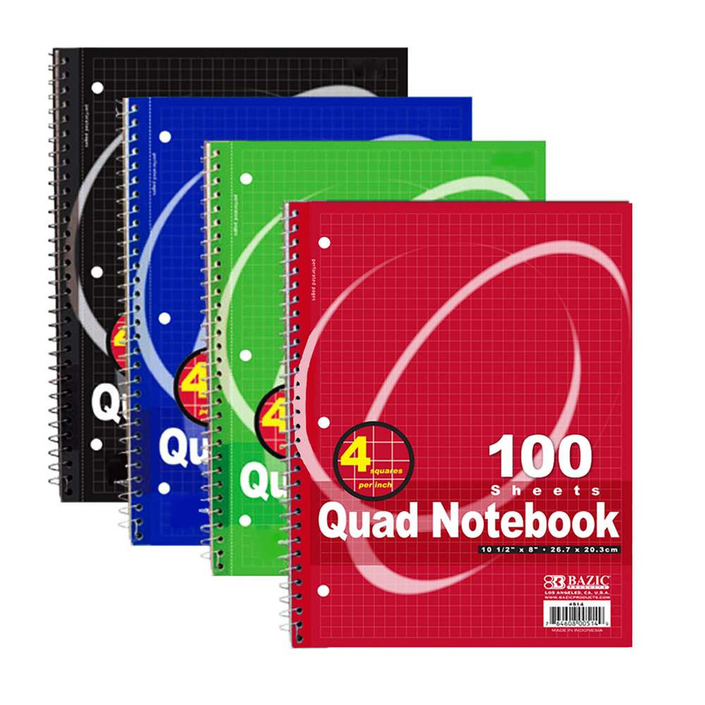Graph Notebook-Ruled/Spiral 4-1