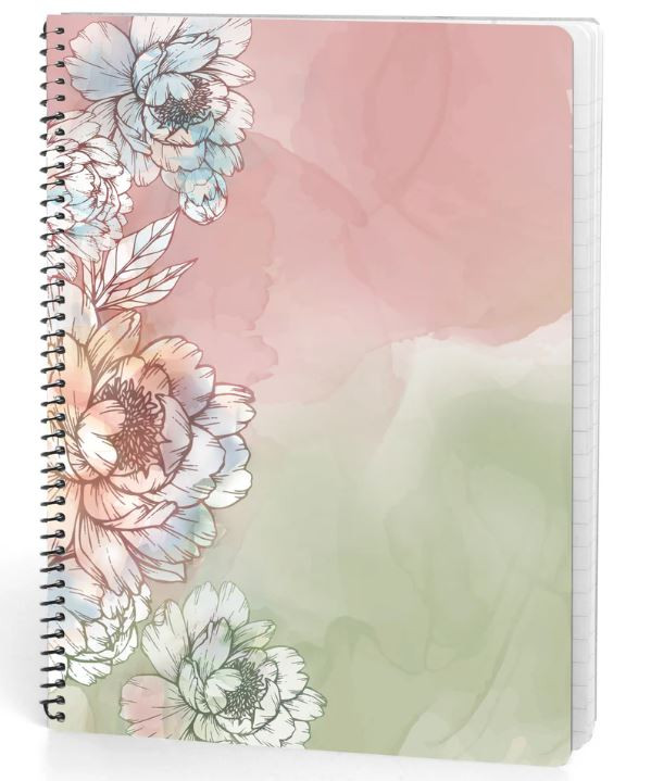 Notebook 1 Subject/Spiral EMMA 70 Sheets