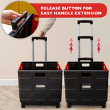 Utility Cart w/Lid (Red or Blue) Foldable 16" x 18" x 15"