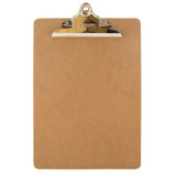 Clipboard w/Spring Clip Letter-Wood