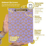 Clipboard w/Low Profile Clip Letter-Retro