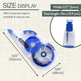 Correction Tape Jumbo w/Grip (5 mm x 394")