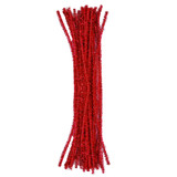 Chenille-Metallic Red 12" 25ct.