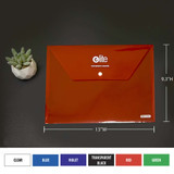 Document Holder Letter/Translucent 2ct. (Elite)