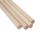 Dowel Sticks Natural 12"x 10mm 4ct.