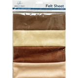 Felt Sheet-Neutral Colors 8x12 4ct.