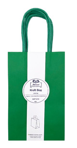 Gift Bags Kraft Green Medium 4ct.