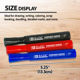 Markers Bazic Assorted Colors/Chisel Tip 3ct.