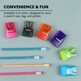 Sharpener-1 Hole w/ Receptacle (Pencil & Crayons)