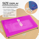 Envelope w/String Closure Check-Coupon Size Plastic 3ct.