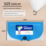 Expanding File 13 Pockets Coupon/Check Size/Plastic Expanding File 13 Pockets Coupon/Check Size/Plastic