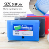 Expanding File 13 Pockets Coupon/Check Size