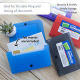 Expanding File 13 Pockets Coupon/Check Size