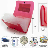 Expanding File 13 Pockets Coupon/Check Size
