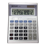 Calculator 12-Digit Executive Desktop Financial Calculator with Loan Wizard