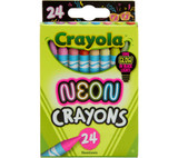 Crayons 24ct.-Neon-Glow in Black Light