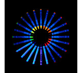 Crayons 24ct.-Neon-Glow in Black Light