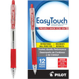 Pen EasyTouch (Dozen) Retractable/Medium (Red)