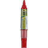Dry Erase Markers V Board-Red/Chisel Point (Dozen)