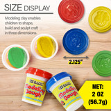 Modeling Clay 2oz Assorted Colors 4ct.