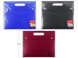 Document Holder w/ Handle 14" x 12" Plastic Assorted Colors
