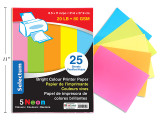 Paper Letter-Assorted Colors 25ct.