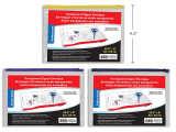 Envelope Clear w/Fabric Color Zipper 12.5" x 9" (3 Colors)