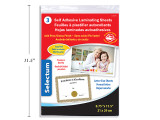 Laminating Sheets Self-Adhesives 8.75 x 11.5"