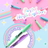 Highlighters Pastels Pen Style w/Clip 5ct.