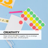 Labels-Color Coding 3/4" Round/Assorted Colors 306Pk