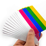 Labels-Stars Foil/Assorted Colors 660Pk
