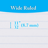 Notebook 1-Subject/Spiral Pre-Perforated 70 Sheets