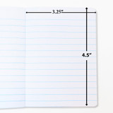Memo Book 4.5" x 3.25" Mini/Marble 80 Sheets 2ct.
