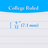 Notebook 3-Subject/Spiral Assorted Colors 120 Sheets