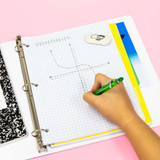 Graph Paper 4 to 1" Quad-Ruled 100 Sheets