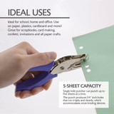 Hole Punch 1 Hole w/Cushion Grip (5 Sheets Capacity) Hole Punch 1 Hole w/Cushion Grip (5 Sheets Capacity)