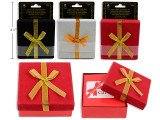Gift Card Holder Box Velvet 4x4.25x1.5” 3-Assorted Color, MOQ:12
