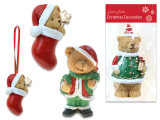 Tabletop Decoration-Bear 2.9in Polyresin 4 Asst.Pbh., MOQ:24