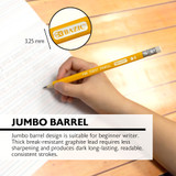 Pencil #2 Primary-The First Jumbo/Wood 4ct.