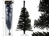Tree 3ft Black w/100 Tips. Plastic Stand. Pbh, MOQ:3