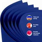 Poster Board 3 Ply 22"x 28" Dark Blue (25/Box)