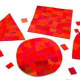 Poster Board-3 Ply 22"x 28" Red-Metallic