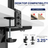 Dual Monitor Desk Mount