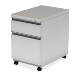 Metal Pedestals 2 Drawer Metal File and Box Pedestal - 22"D