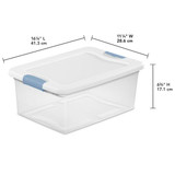 Box w/Lid 15 Qt /14 Liters (Plastic)