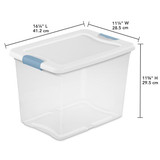 Box w/Lid 25 QT/24 Liters (Plastic)