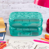 Pencil Box w/Lid  (Plastic)