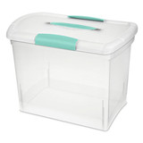 File Box-Portable/Clear (Letter)