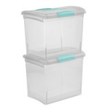 File Box-Portable/Clear (Letter)